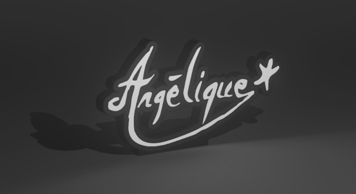 Lightbox Angélique Painting